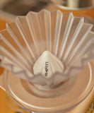 Starflower – Ceramic Pour-over Coffee Accessory For Cone Dripper, Fast Flow Rate