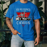Funny "I Don't Snore I Dream of Being a Latin Dad Truck" T-Shirt – Men's Humorous Graphic Tee
