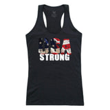 Graphic Tank, USA Strong 1, Black, S