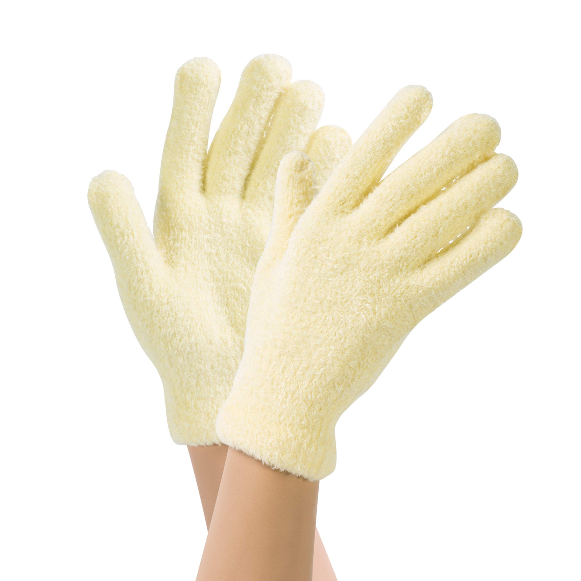 Bucky Spa Gloves - Aloe Infused -Pale Yellow