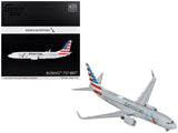 Boeing 737800 Commercial Aircraft American Airlines 100th Anniversary 2026 (N840NN) Gray with Tail Stripes Gemini 200 Serie