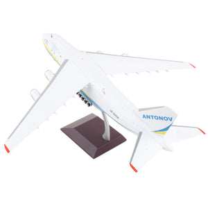 Antonov 124-100M Commercial Aircraft Antonov Airlines White With Blue And Yellow Stripes Gemini 200 Series 1/200 Diecast