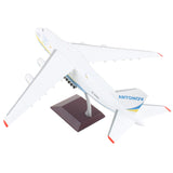 Antonov 124-100M Commercial Aircraft Antonov Airlines White With Blue And Yellow Stripes Gemini 200 Series 1/200 Diecast