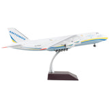 Antonov 124-100M Commercial Aircraft Antonov Airlines White With Blue And Yellow Stripes Gemini 200 Series 1/200 Diecast