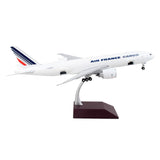 Boeing 777F Commercial Aircraft Air France Cargo White with Striped Tail Gemini 200 Interactive Series 1/200 Diecast Model