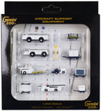 Airport Support Equipment Set of 10 pieces Gemini 200 Series Diecast Models by GeminiJets