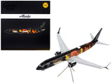 Boeing 737900ER Commercial Aircraft with Flaps Down Alaska Airlines Our Commitment Black with Graphics Gemini 200 Series 