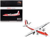 Fokker F50 Commercial Aircraft Avianca Colombia (PHAVJ) White with Red Stripes Gemini 200 Series 1/200 Diecast Model Airpla