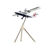 De Havilland DHC6300 Commercial Aircraft British Airways White with Striped Tail Gemini 200 Series 1/200 Diecast Model Air