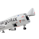 Boeing 747-400F Commercial Aircraft Cargolux Gray With Red Tail Gemini 200 - Interactive Series 1/200 Diecast Model Airp