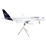 Airbus A320Neo Commercial Aircraft Lufthansa - Lovehansa White With Blue Tail Gemini 200 Series 1/200 Diecast Model Airp