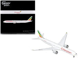 Boeing 7779 Commercial Aircraft Ethiopian Airlines (ETBBX) White with Tail Stripes Gemini 200 Series 1/200 Diecast Model A
