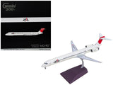 McDonnell Douglas MD90 Commercial Aircraft Japan Airlines (JA002D) White with Red Tail Gemini 200 Series 1/200 Diecast Mode