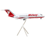 McDonnell Douglas DC915 Commercial Aircraft Midway Airlines White with Red Tail Gemini 200 Series 1/200 Diecast Model Airp