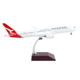 Boeing 7879 Commercial Aircraft with Flaps Down Qantas Airways Spirit of Australia White with Red Tail Gemini 200 Series 