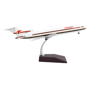 Boeing 727-200 Commercial Aircraft Trump Shuttle White With Red Stripes Gemini 200 Series 1/200 Diecast Model Airplane B