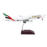 Boeing 777F Commercial Aircraft Emirates Airlines SkyCargo White with Striped Tail Gemini 200 Interactive Series 1/200 D