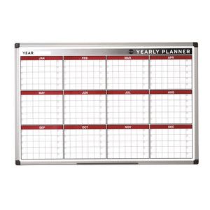 Magnetic 12-Month Dry-Erase Planner