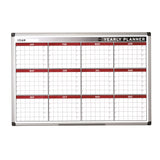 Magnetic 12-Month Dry-Erase Planner