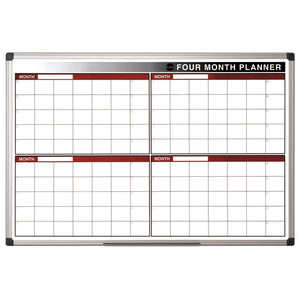 Magnetic 4-Month Dry-Erase Planner