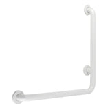 Kingston Brass GBL1224CSLW 24x 24 LShaped Grab Bar Left Hand, White