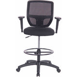 Global Industrial™ Big And Tall Mesh Back Drafting Stool