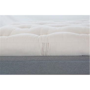Green Cotton And Wool Cot With 2 Foam Core In 100% Cotton Fabric Case