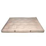 Green Cotton Cali King Mattress With 2 Foam Core In 100% Cotton Fabric Case