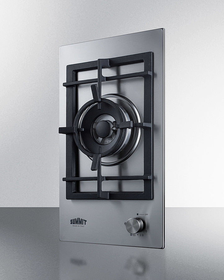 12 Wide 1-Burner Gas Cooktop In Stainless Steel