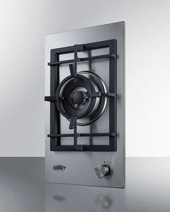 12 Wide 1-Burner Gas Cooktop In Stainless Steel
