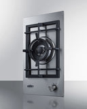 12 Wide 1-Burner Gas Cooktop In Stainless Steel