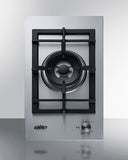 12 Wide 1-Burner Gas Cooktop In Stainless Steel