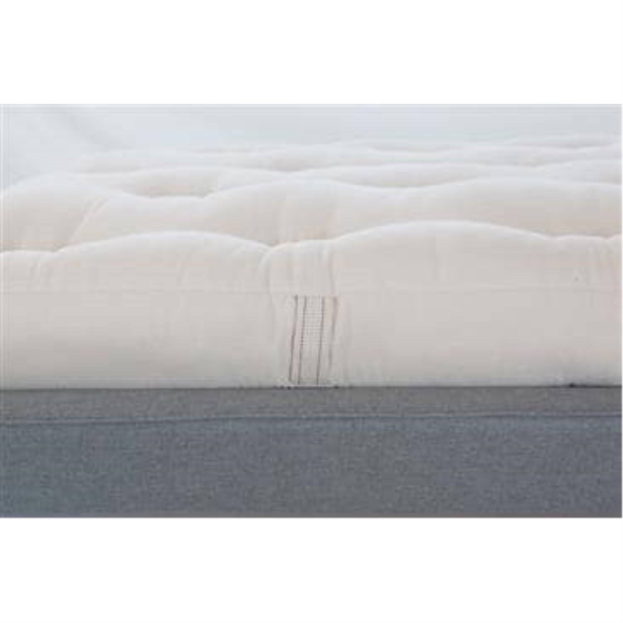 Green Cotton Double 7 Mattress With 3 Natural Latex Core In 100% Cotton Fabric Case