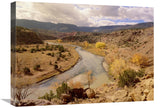 Rio Chama In Autumn, New Mexico-Canvas Art-24X18