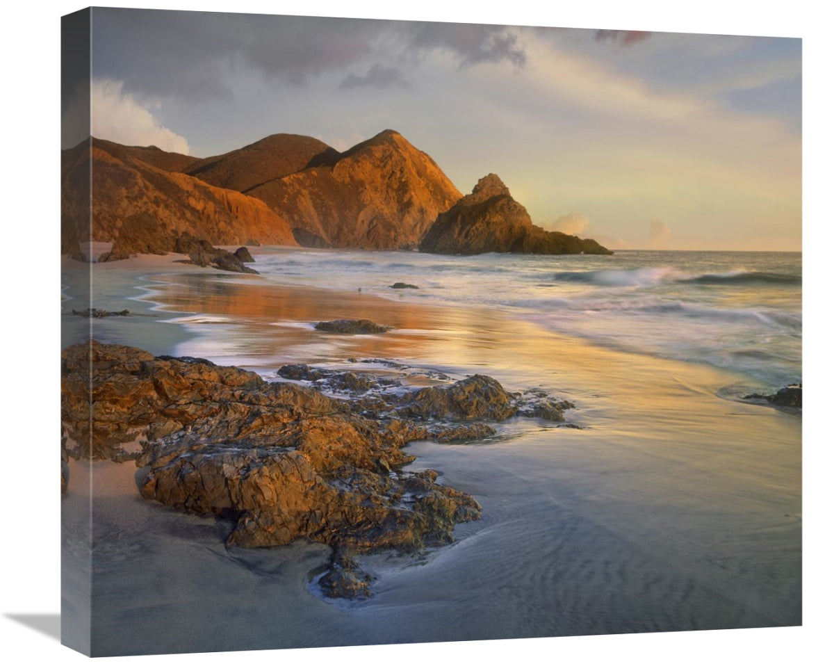 Bean Hollow Beach, Big Sur, California-Canvas Art-22X19.36