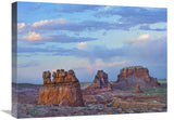 Eroded Buttes In Desert, Bryce Canyon National Park, Utah-Canvas Art-24X18