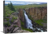 North Clear Creek Waterfall Cascading Down Cliff, Colorado-Canvas Art-24X18
