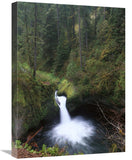 Punchbowl Falls At Eagle Creek, Columbia River Gorge, Oregon-Canvas Art-18X24