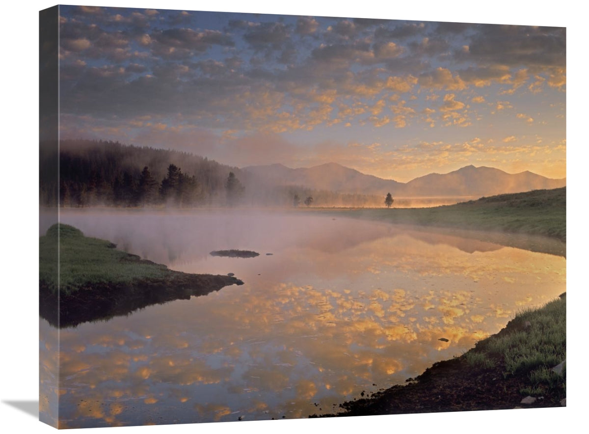 Absaroka Range From Alum Creek, Yellowstone National Park, Wyoming-Canvas Art-24X20