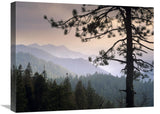 View Over Foothills To The West From Kings Canyon National Park, California-Canvas Art-24X18