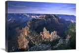 Wotans Throne From Cape Royal, North Rim, Grand Canyon National Park, Arizona-Canvas Art-24X18