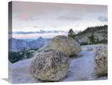 Granite Boulders And Half Dome At Olmsted Point, Yosemite National Park, California-Canvas Art-22X18.26