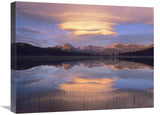 Lenticular Clouds Over Mount Dana, Mount Gibbs, And Mammoth Peak At Tuolumne Meadows, Yosemite National Park, California-Canvas