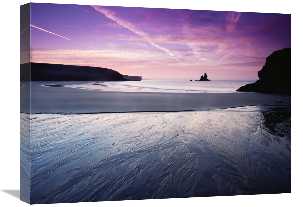 Sunrise, Broadhaven, South Pembrokeshire National Park, Wales-Canvas Art-24X18