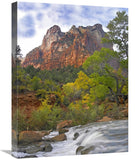 Court Of The Patriarchs, Zion National Park Utah-Canvas Art-18X24