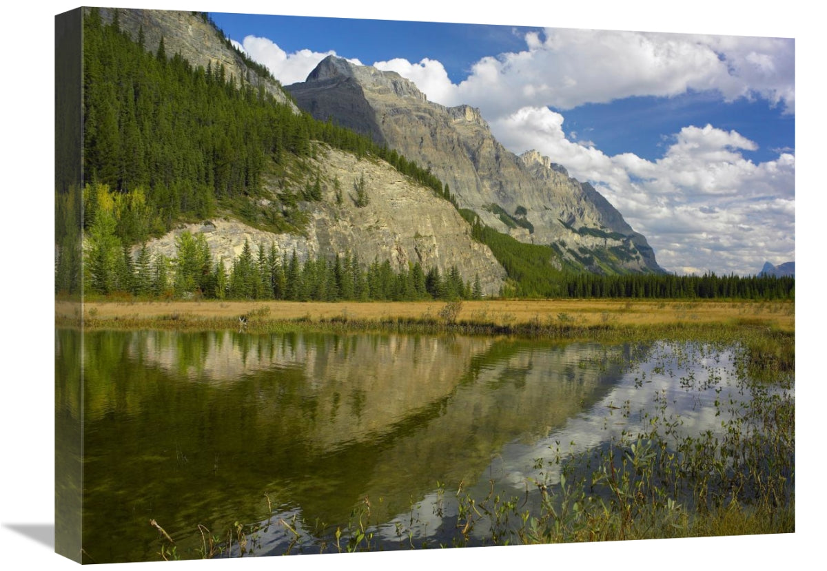 Mount Wilson Reflected In Lake, Banff National Park, Alberta, Canada-Canvas Art-24X18