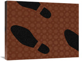 Clothing - Footprints-Canvas Art-28X22