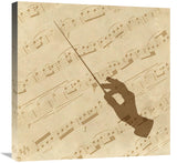 Music - Conductor-Canvas Art-24X24