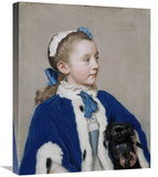 Portrait Of Maria Frederike Van Reede-Athlone At Seven Years Of Age-Canvas Art-20X24