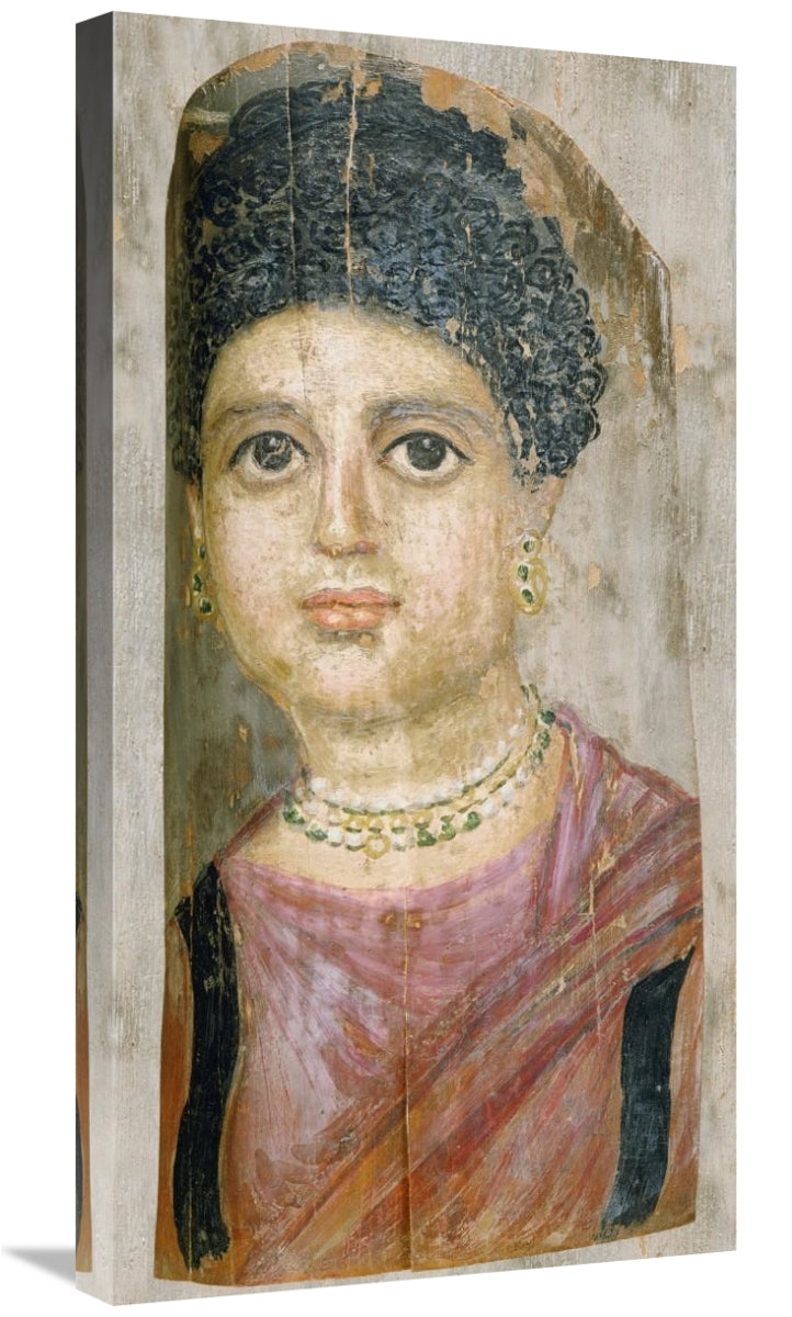 Mummy Portrait-Canvas Art-15.9X30